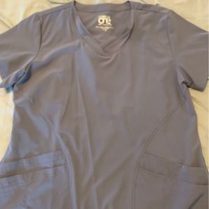 Barco One Arc Tech Scrub Top Gray
